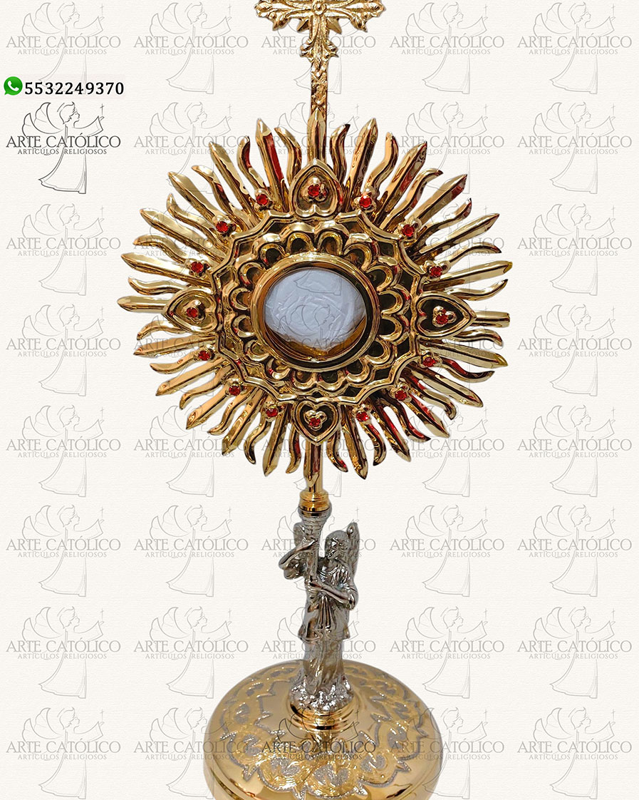 Custodia Eucaristica_70cm_ArteCatólicoMx_Artículos-Religiosos_.