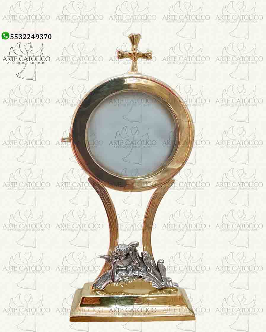 CU Expositor Eucaristico_24cm_ArteCatólicoMx_Artículos-Religiosos_